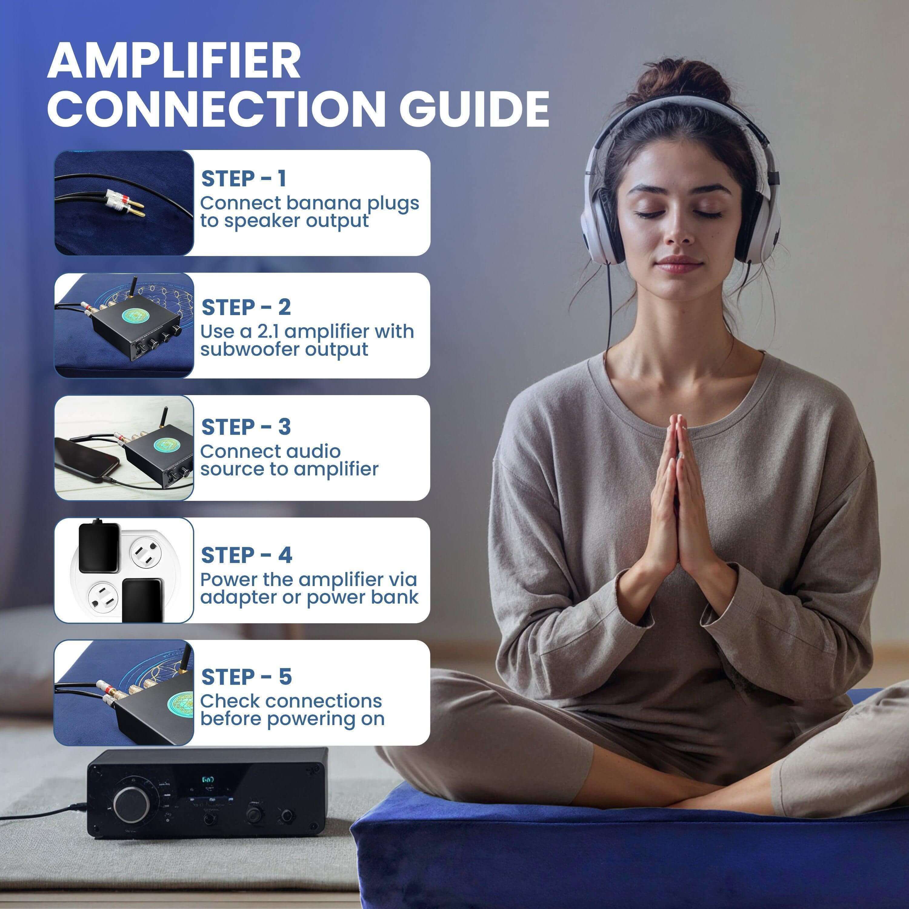 Premium Vibroacoustic Therapy Meditation Cushion Bundle