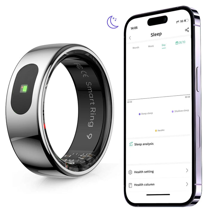 R08 Smart Ring Health & Sleep Fitness Tracker