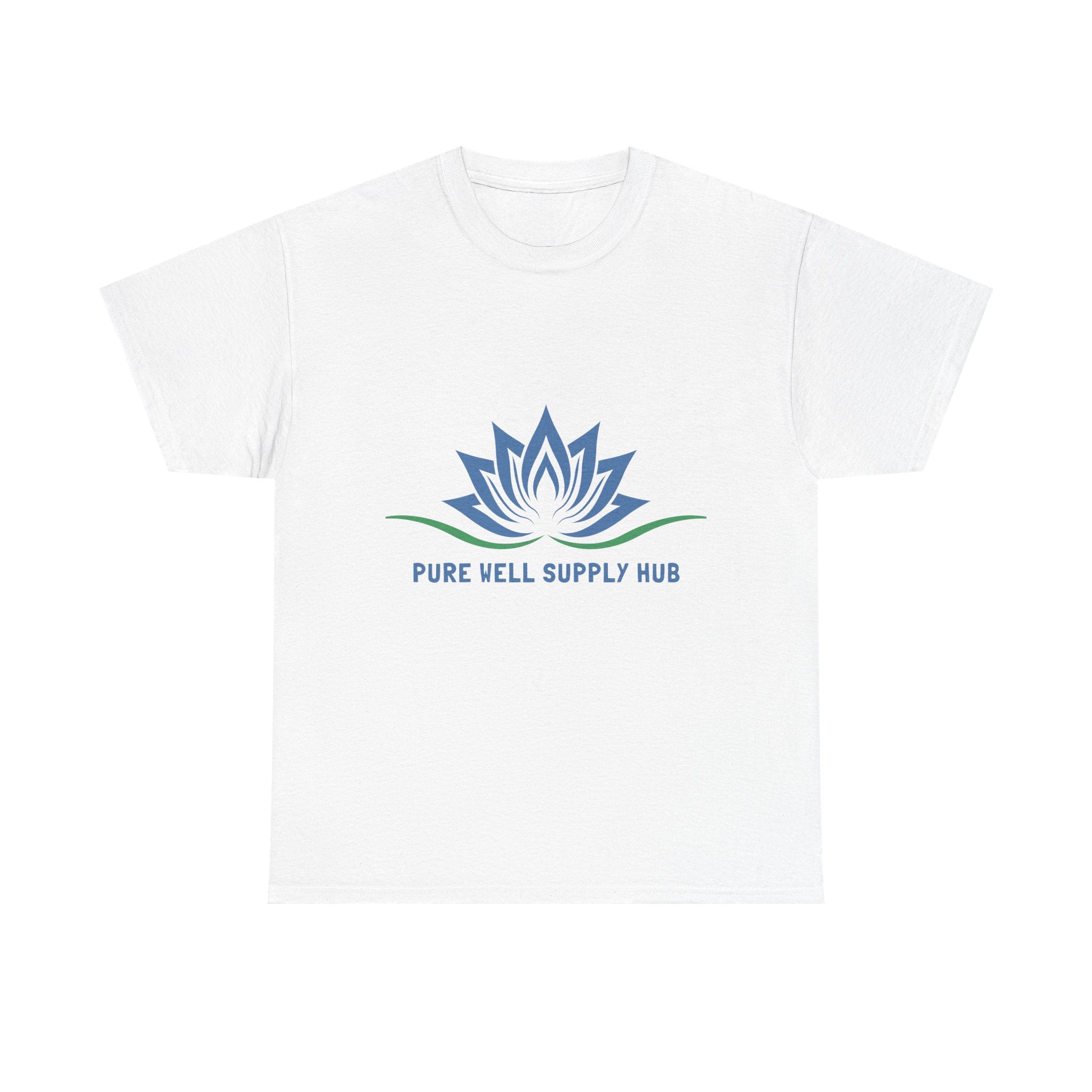 T-Shirt — Pure Vell Supply Hub Lotus Logo Tee