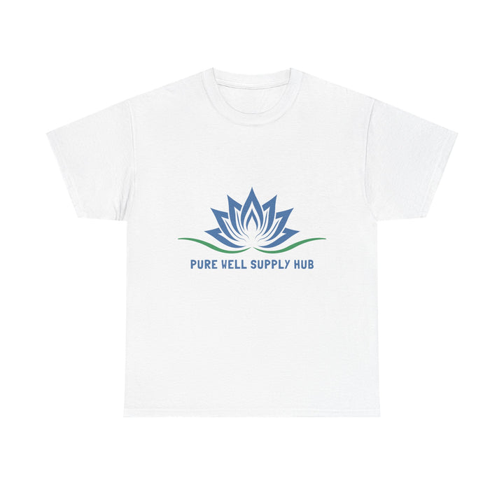 T-Shirt — Pure Vell Supply Hub Lotus Logo Tee