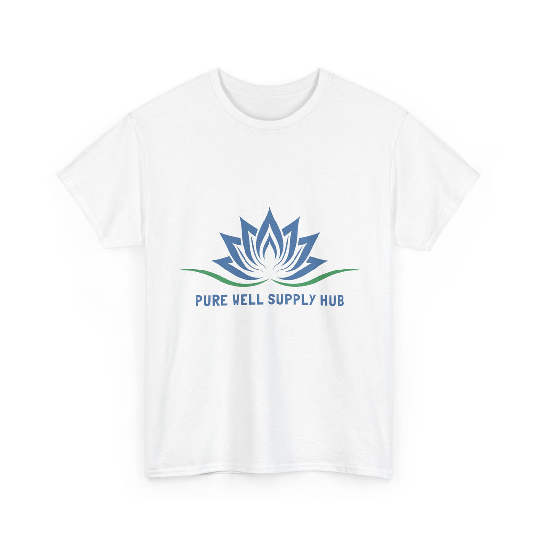 T-Shirt — Pure Vell Supply Hub Lotus Logo Tee
