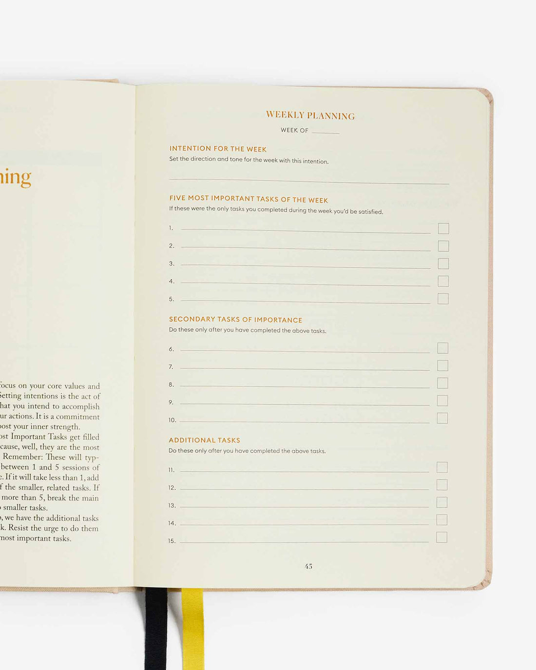 Productivity Planner - Beige
