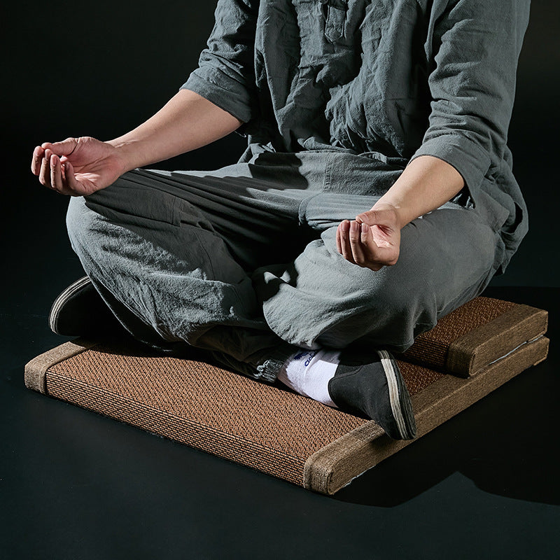 Natural Bamboo Fiber Zafu – Round Meditation Cushion for Zen Practice