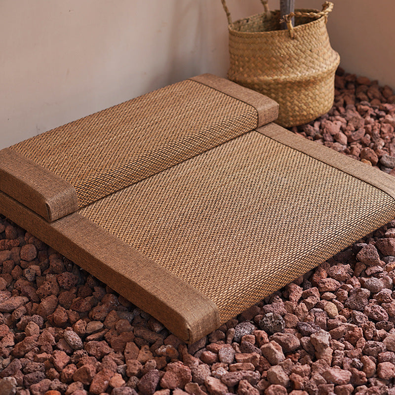 Natural Bamboo Fiber Zafu – Round Meditation Cushion for Zen Practice