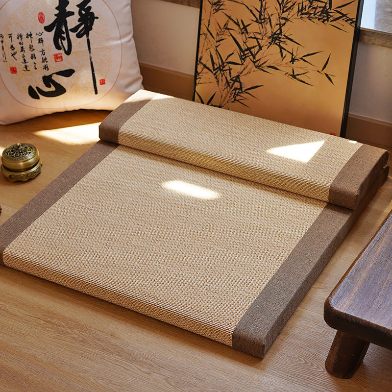 Natural Bamboo Fiber Zafu – Round Meditation Cushion for Zen Practice