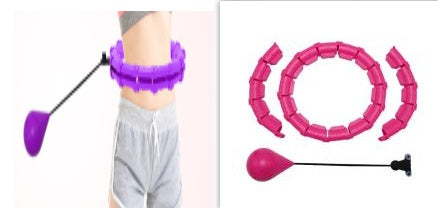 Smart Adjustable Fitness Hoop for Home Workouts
