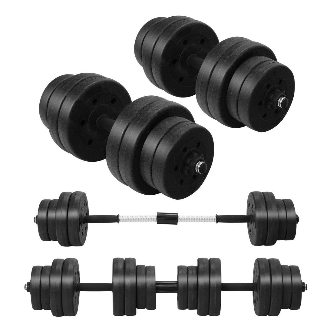 66 LB Adjustable Dumbbells with Connectors