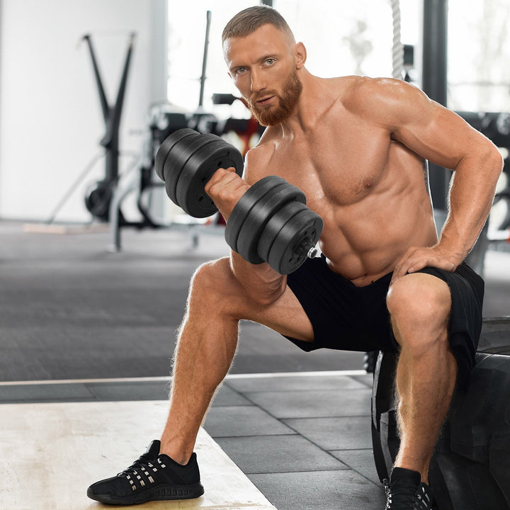 66 LB Adjustable Dumbbells with Connectors