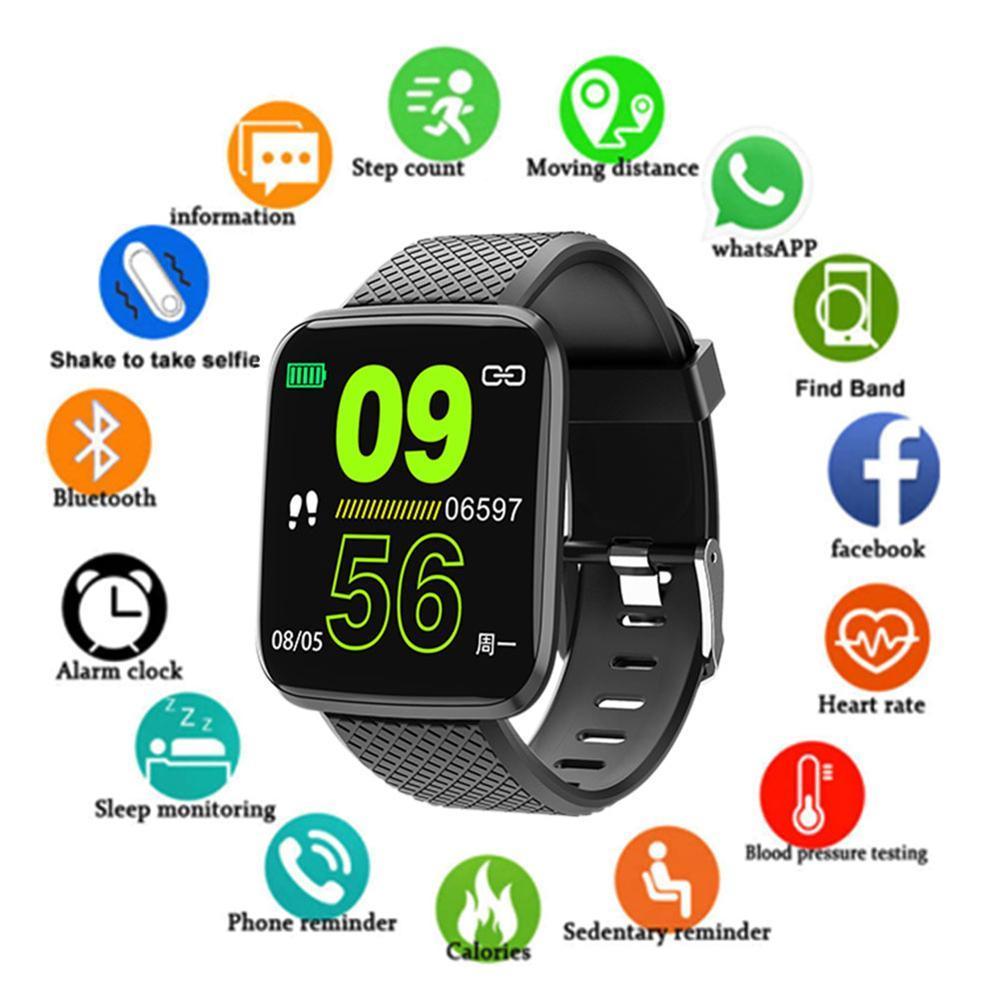 Waterproof Smart Fitness Watch with Health Monitor