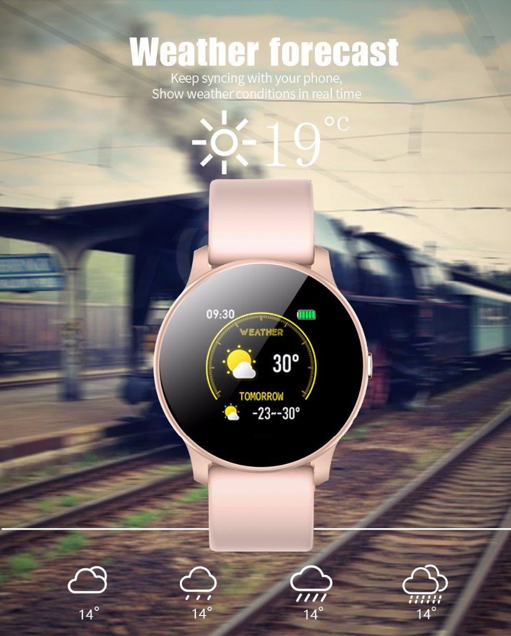 Women's Waterproof Smart Fitness Watch