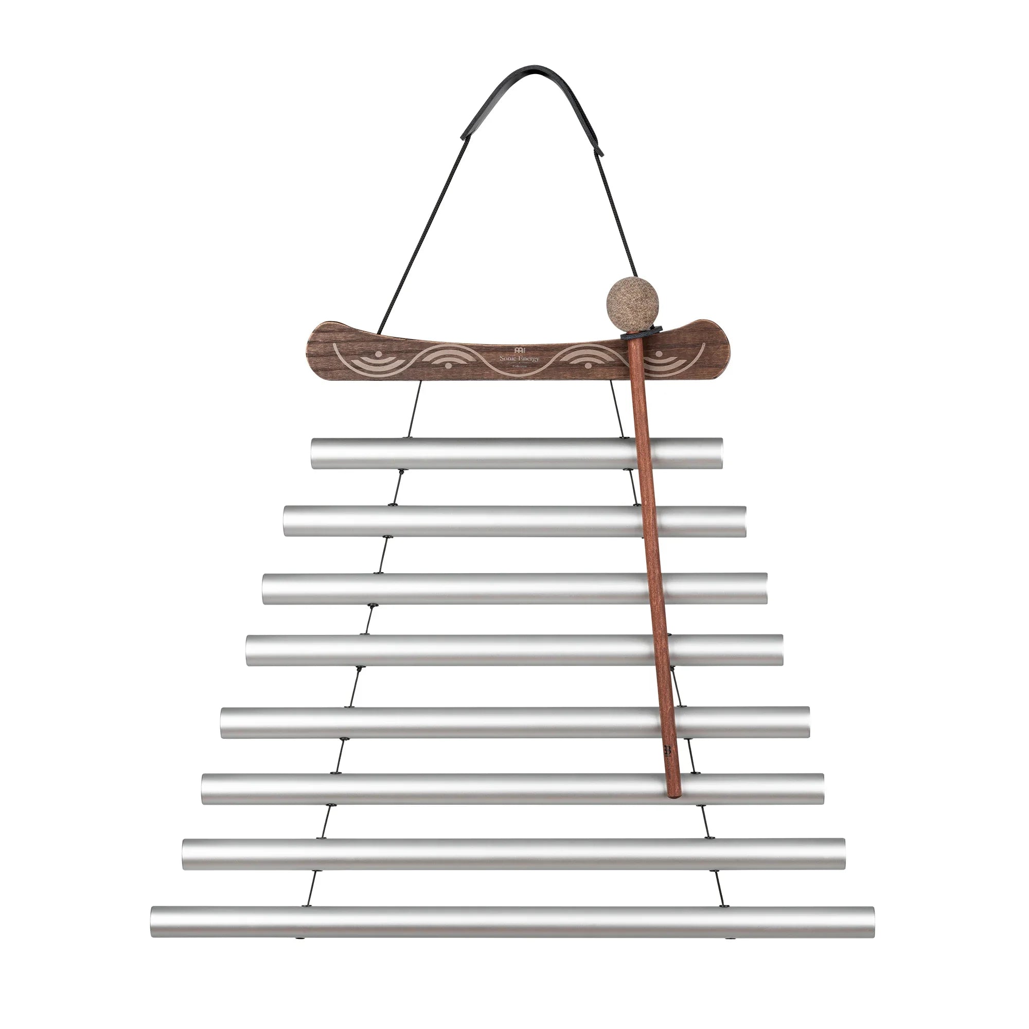 24" Meditation Flow Chime, 432 Hz, 8 Notes, C# Minor, Silver