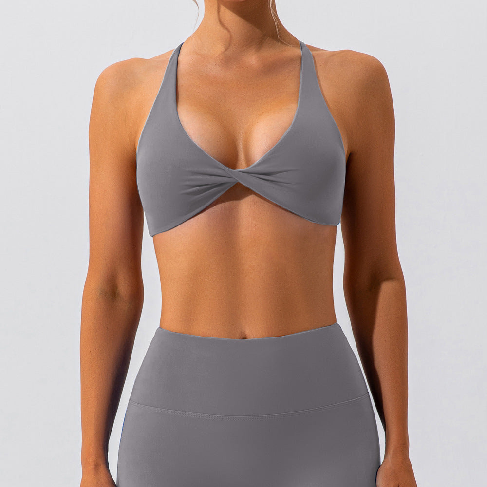 Women's Quick-Dry Cross Back Sports Bra