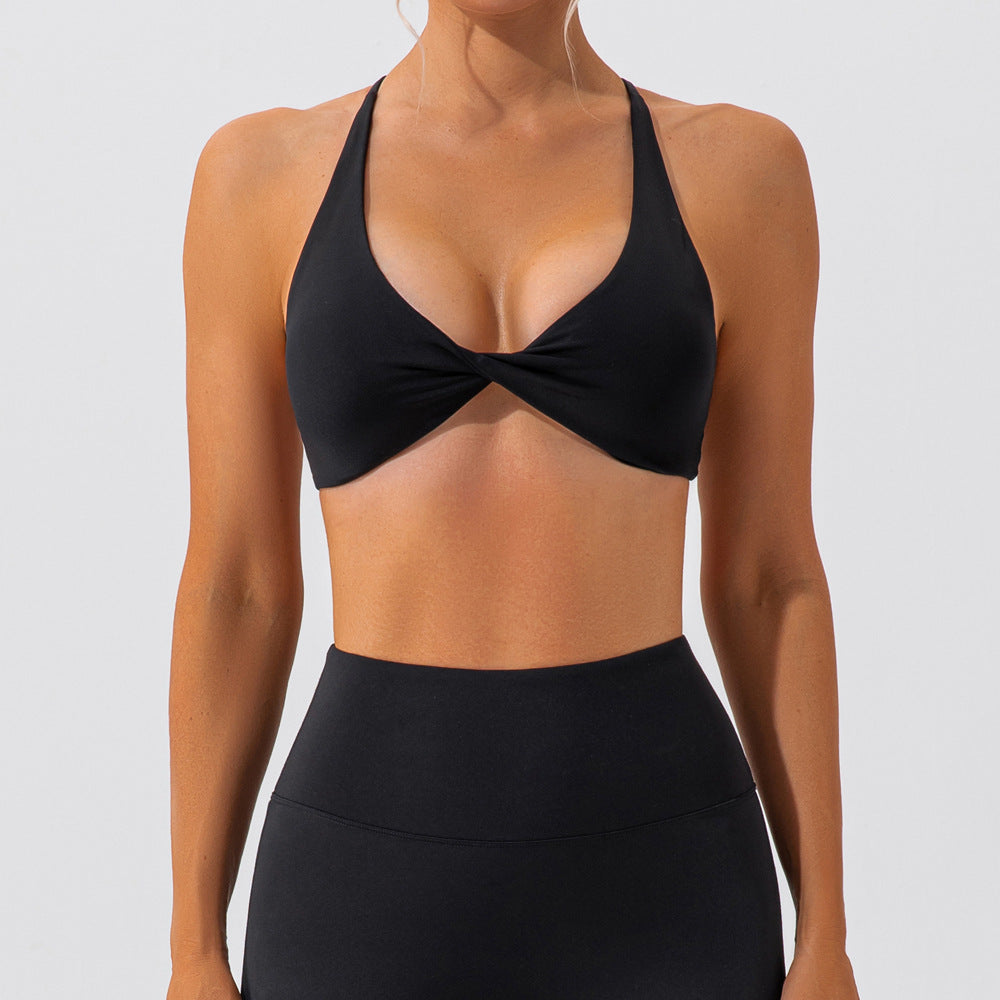 Women's Quick-Dry Cross Back Sports Bra