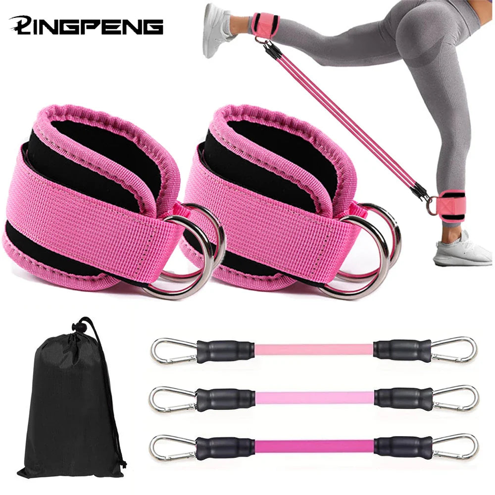 Ankle Strap Resistance Bands Workout Set