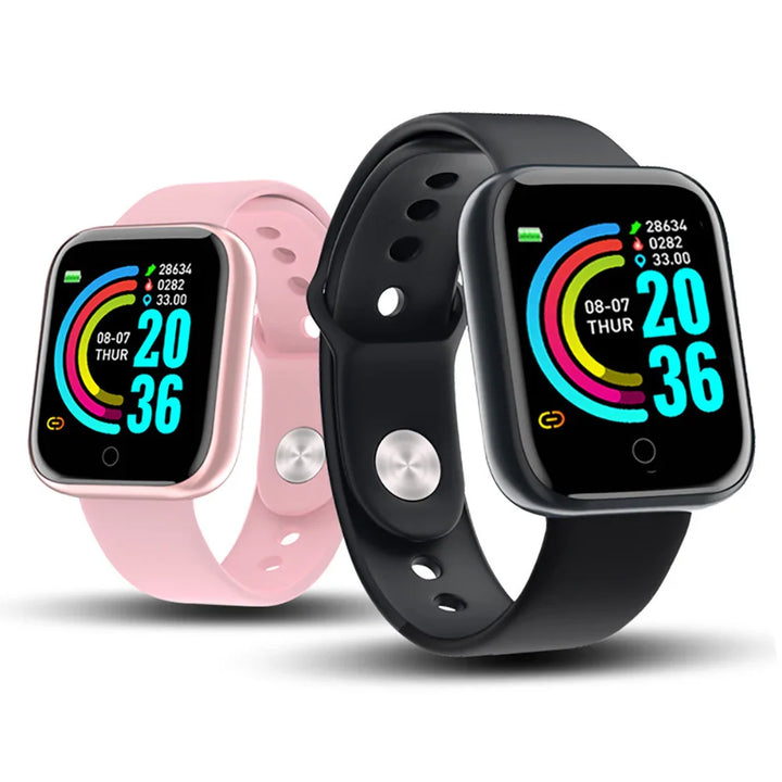 WYMECT D20 Smart Watch for Men Women | Bluetooth 5.0 Fitness Tracker with Sleep and Health Monitor