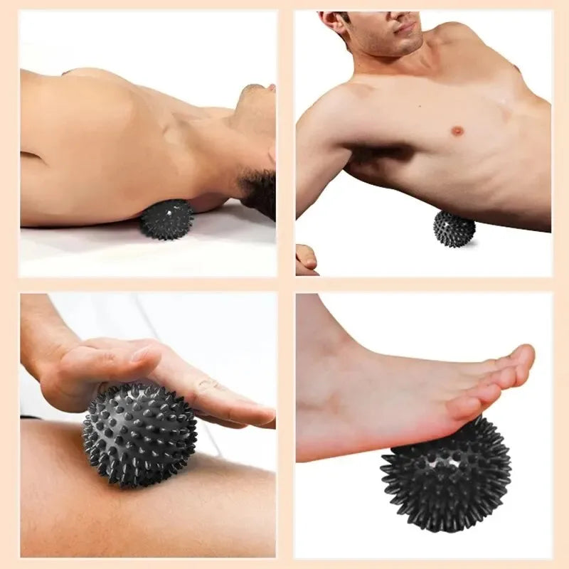 PVC Deep Tissue Massage Ball | Yoga Fascia Release Roller for Muscle Recovery