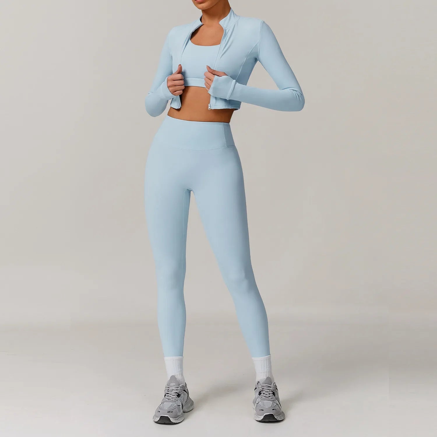Women's 3-Piece Workout Activewear Set