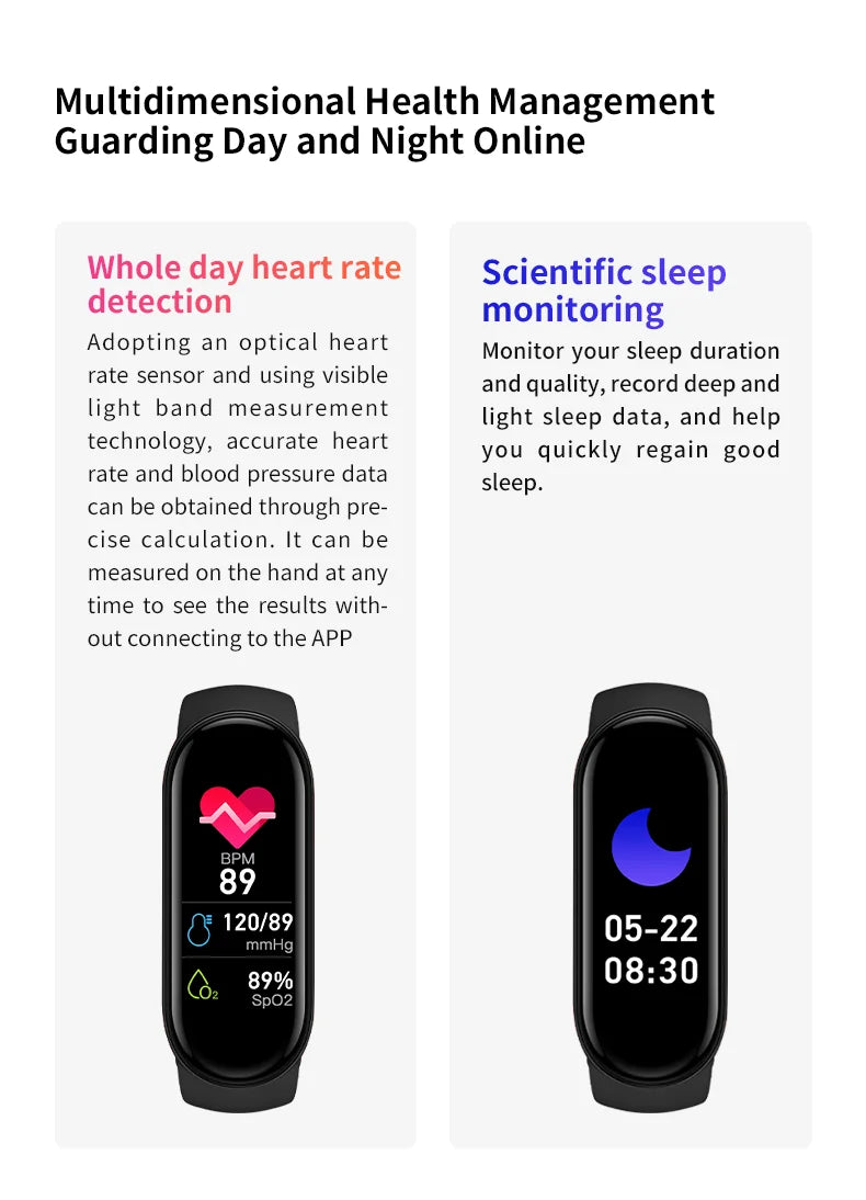 Ola Esporte M8 Smart Watch Fitness Tracker