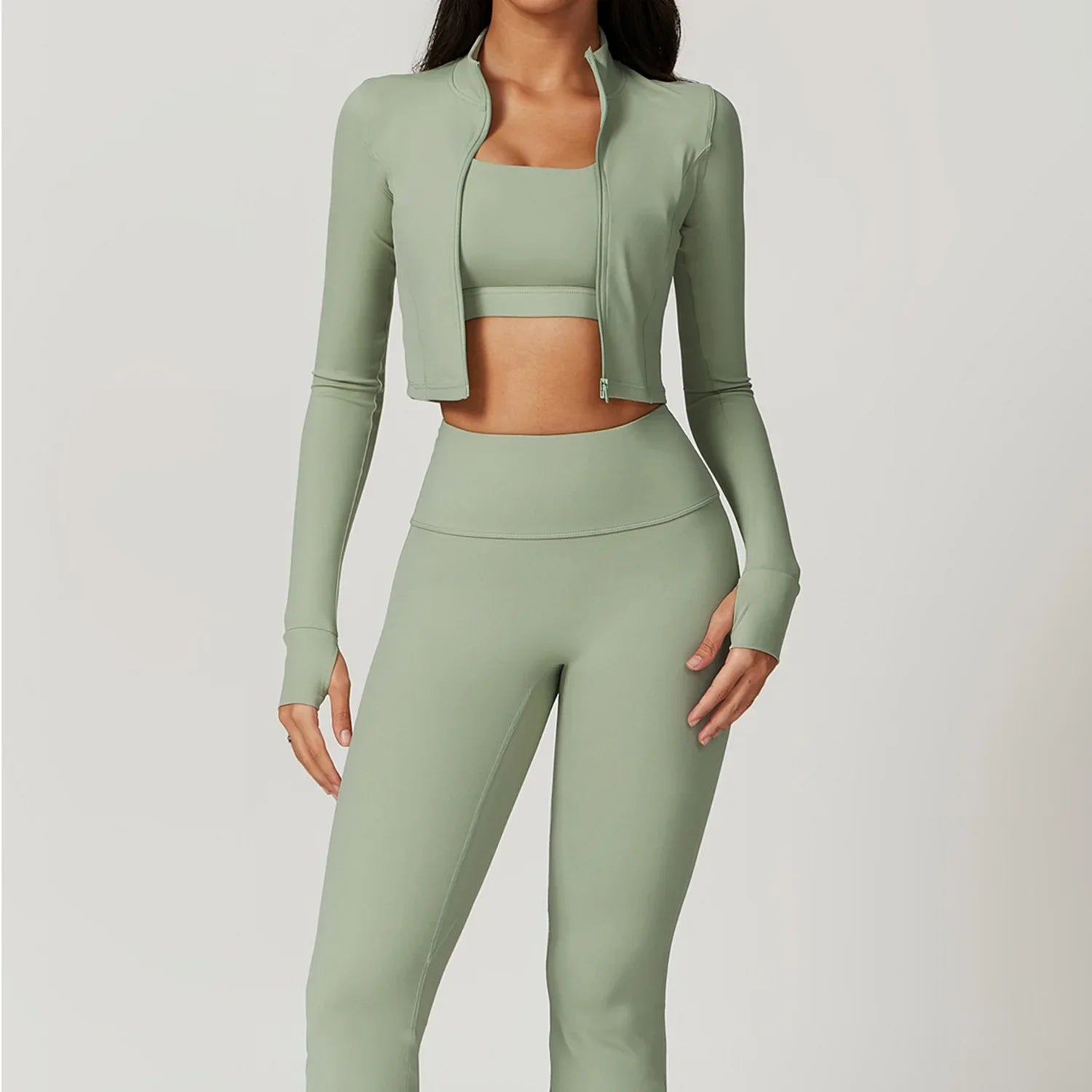 Women's 3-Piece Workout Activewear Set
