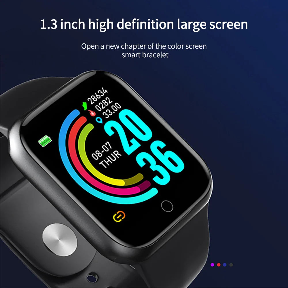 WYMECT D20 Smart Watch for Men Women | Bluetooth 5.0 Fitness Tracker with Sleep and Health Monitor