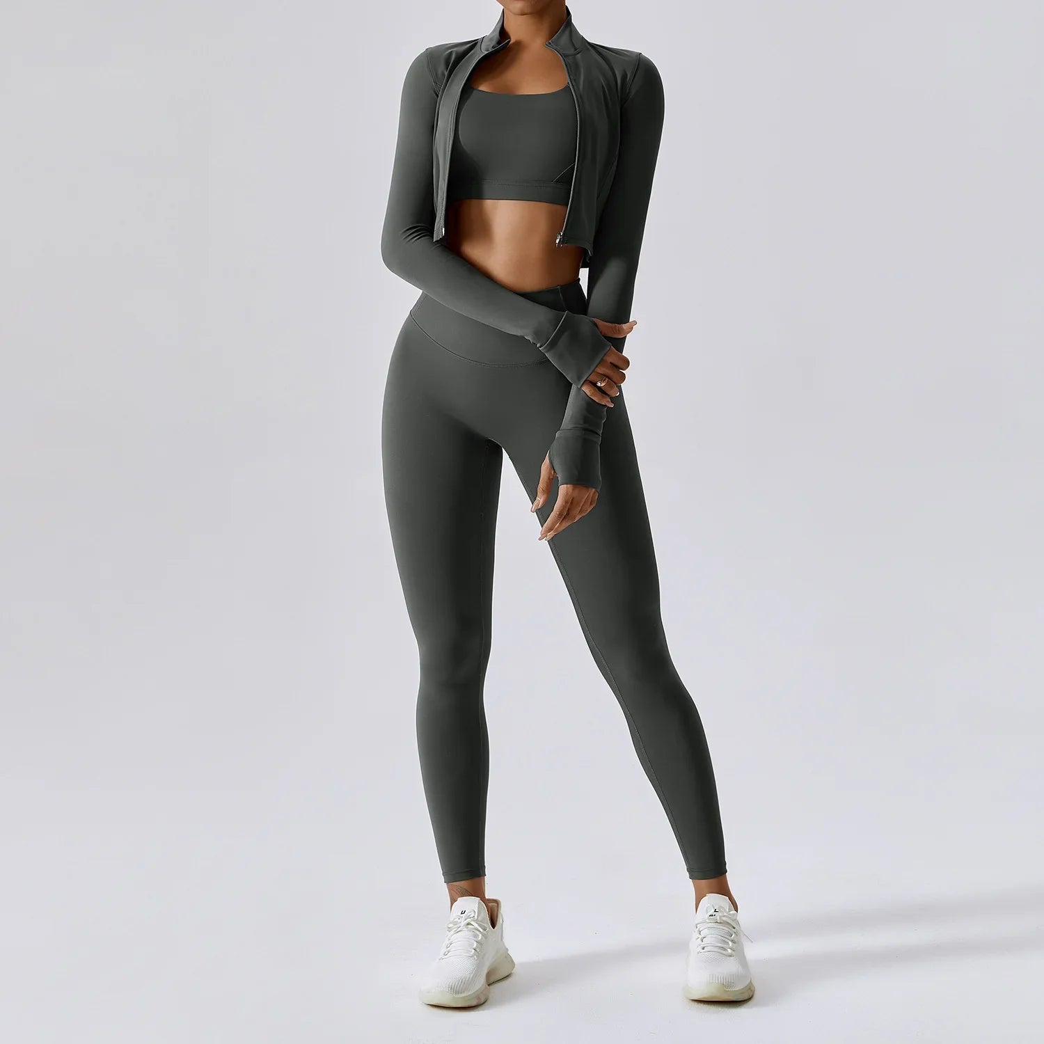 Women's 3-Piece Workout Activewear Set