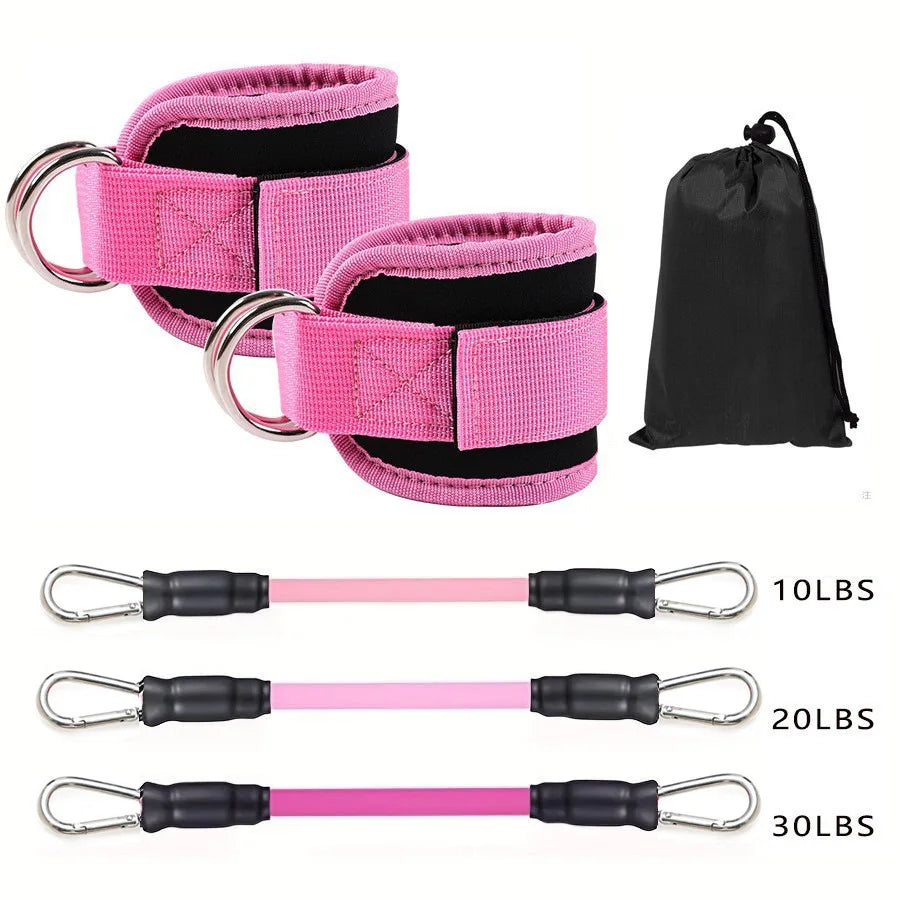 Ankle Strap Resistance Bands Workout Set