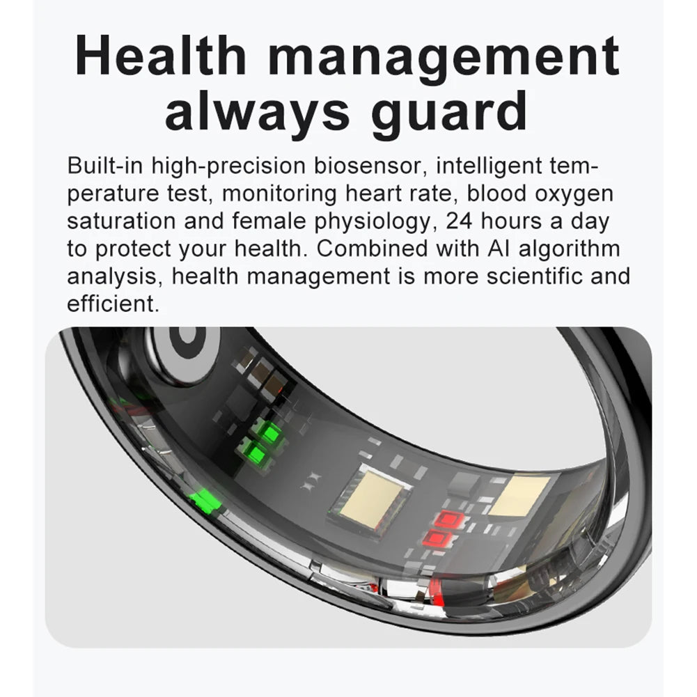 R08 Smart Ring Health & Sleep Fitness Tracker