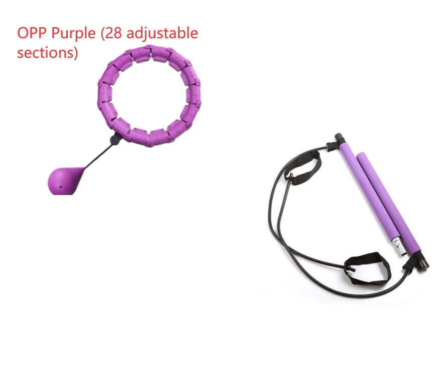 Smart Adjustable Fitness Hoop for Home Workouts