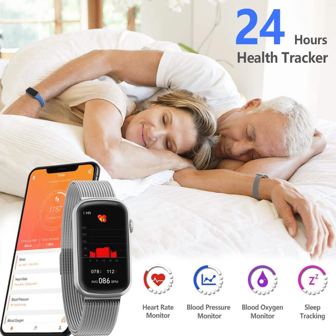 Fitness Tracker with Heart Rate Monitor
