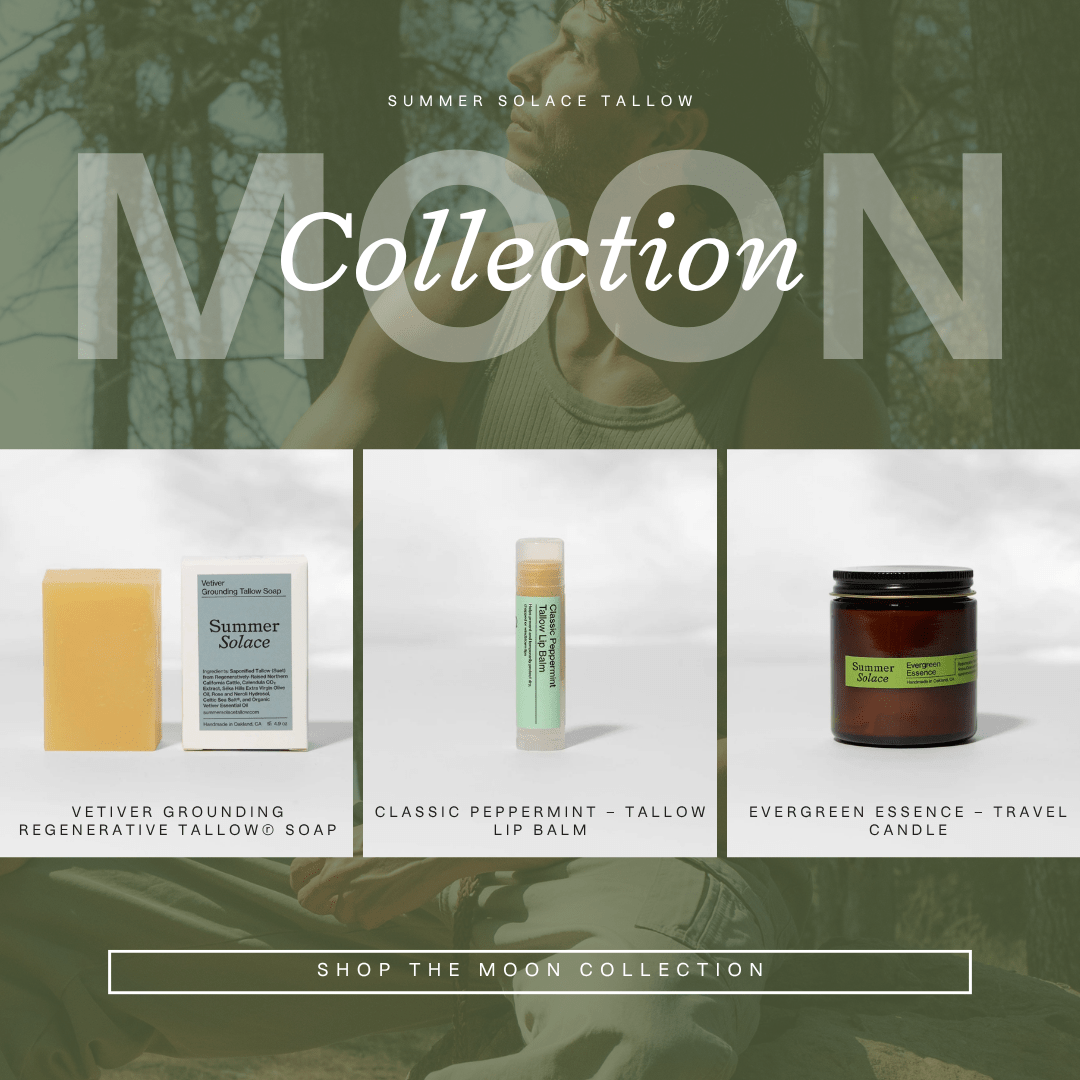The Moon Collection | Calming Tallow Skincare & Candle