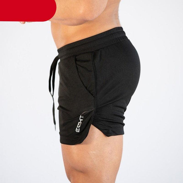 Men's Quick-Dry Gym Training Shorts with Pockets