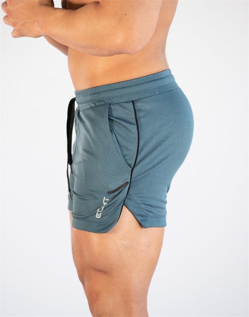 Men's Quick-Dry Gym Training Shorts with Pockets