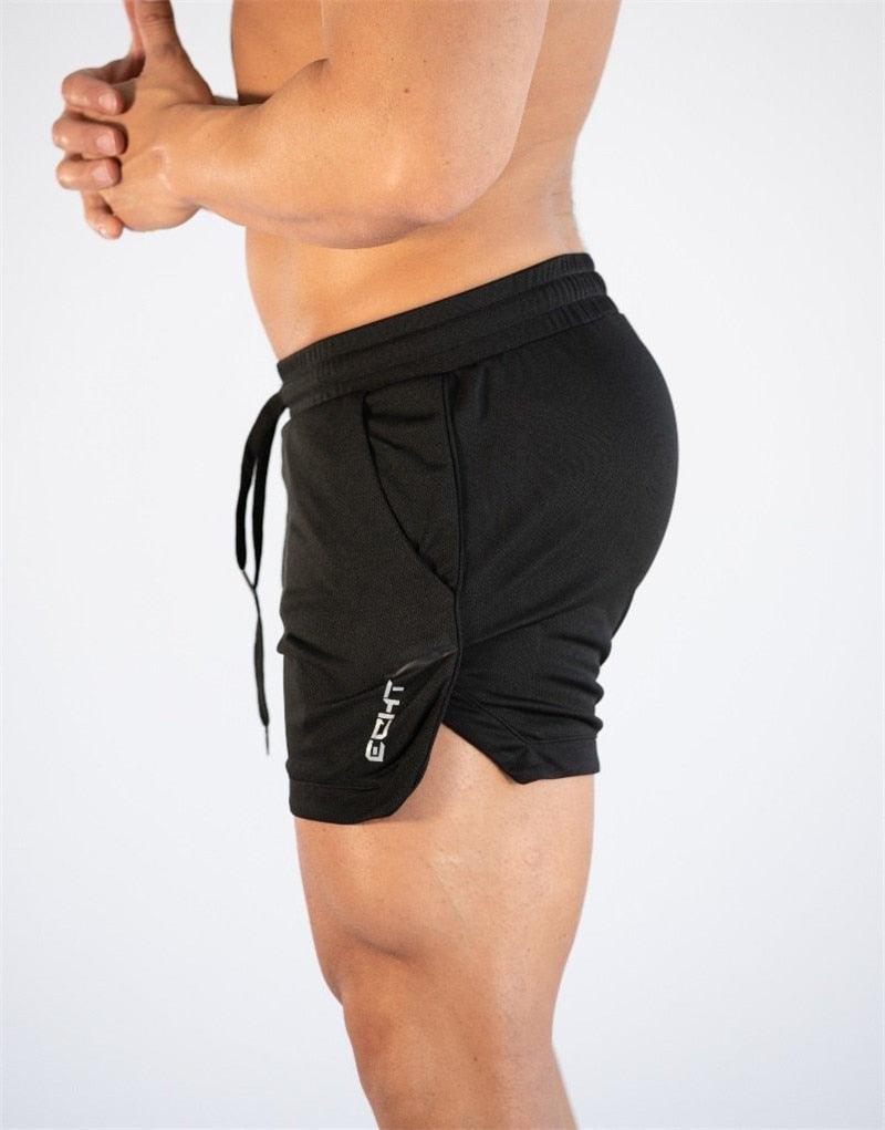 Men's Quick-Dry Gym Training Shorts with Pockets