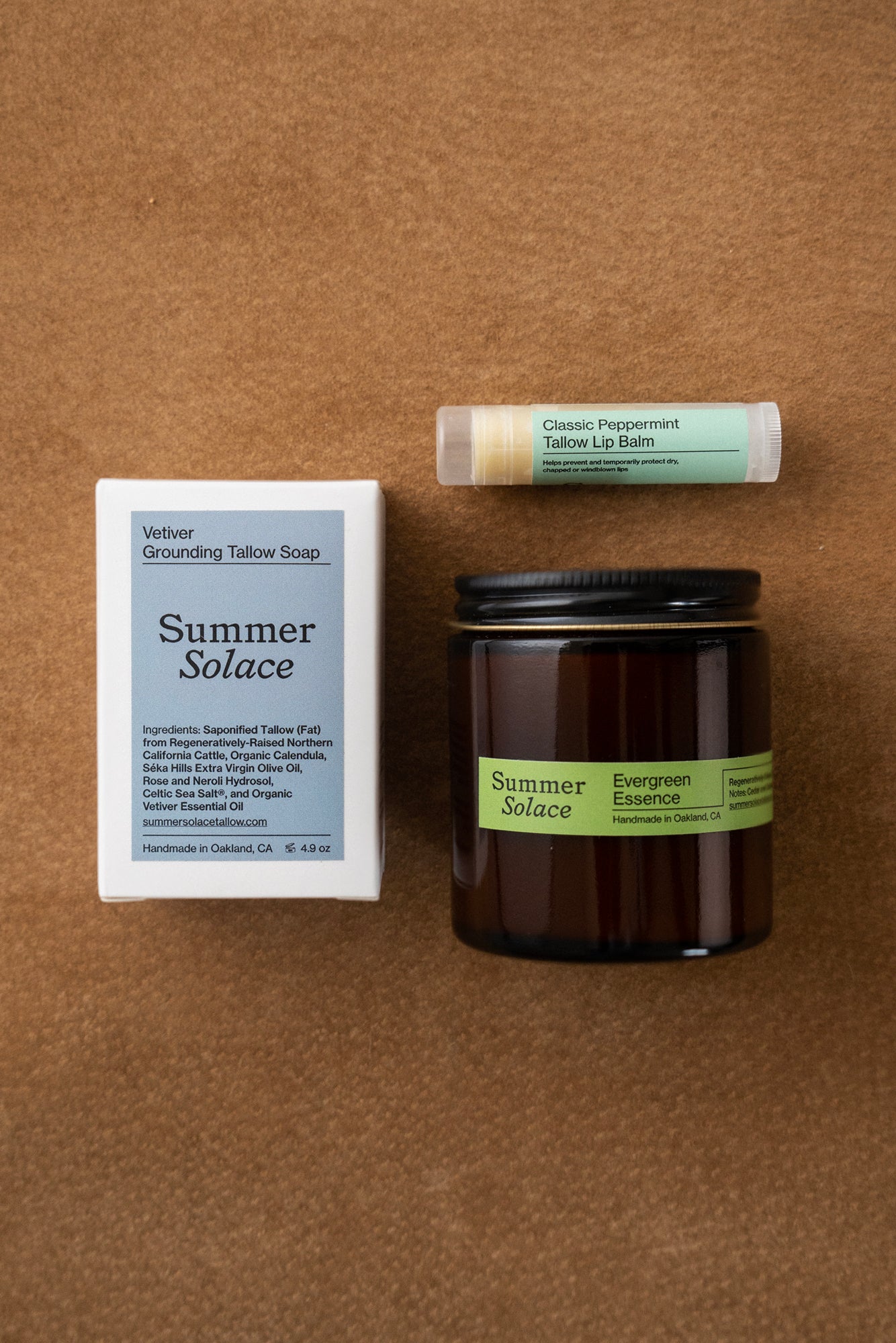 The Moon Collection | Calming Tallow Skincare & Candle