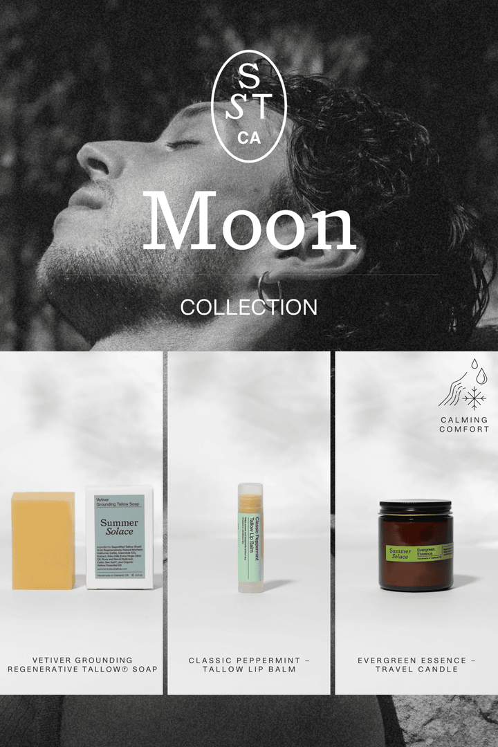 The Moon Collection | Calming Tallow Skincare & Candle